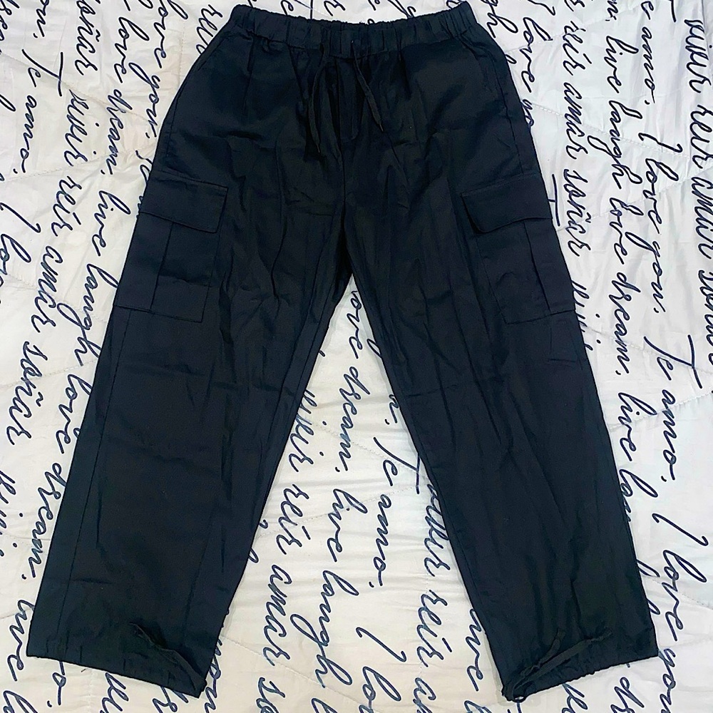 Black Cargo Pants